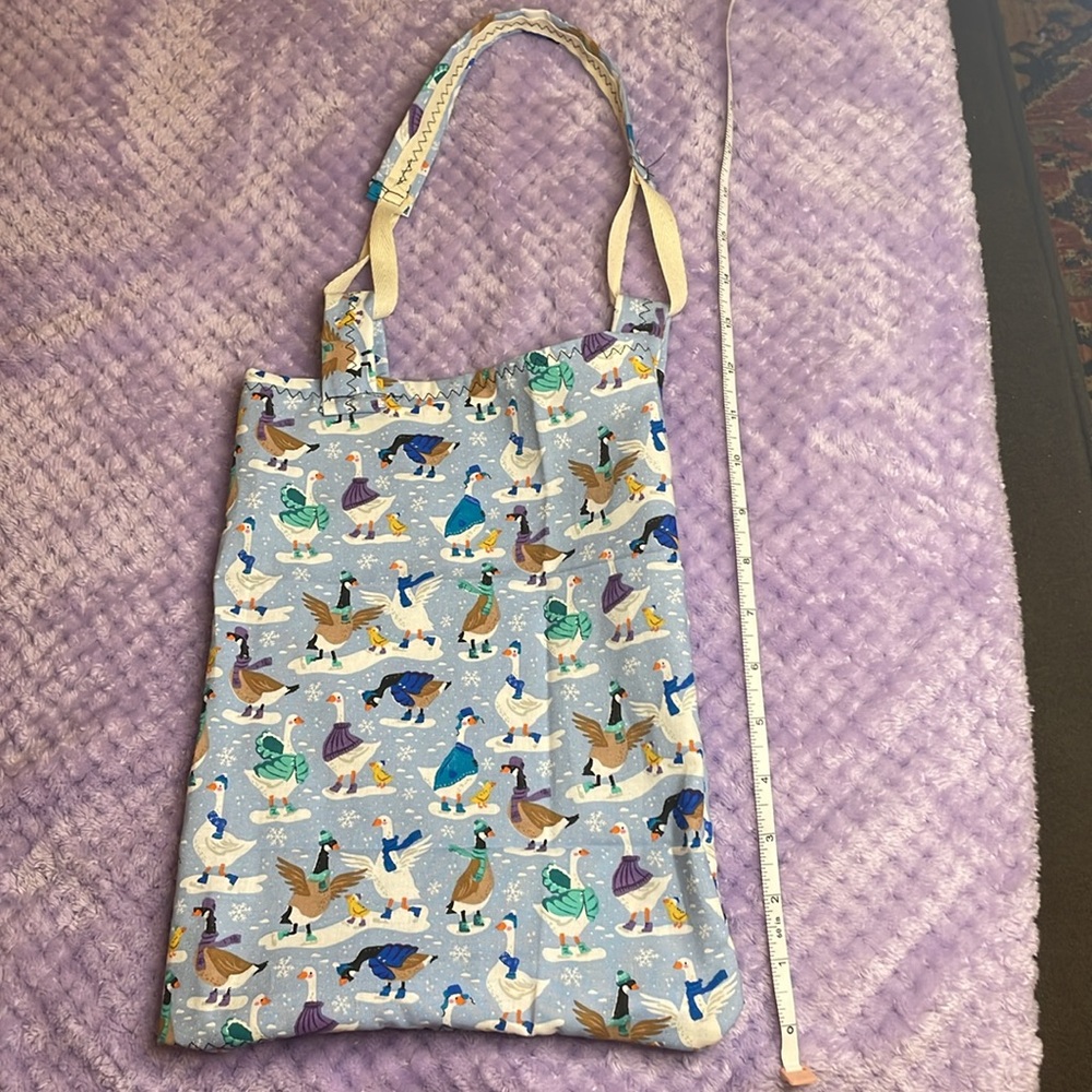 Duck Patterned Tote Bag - image 4